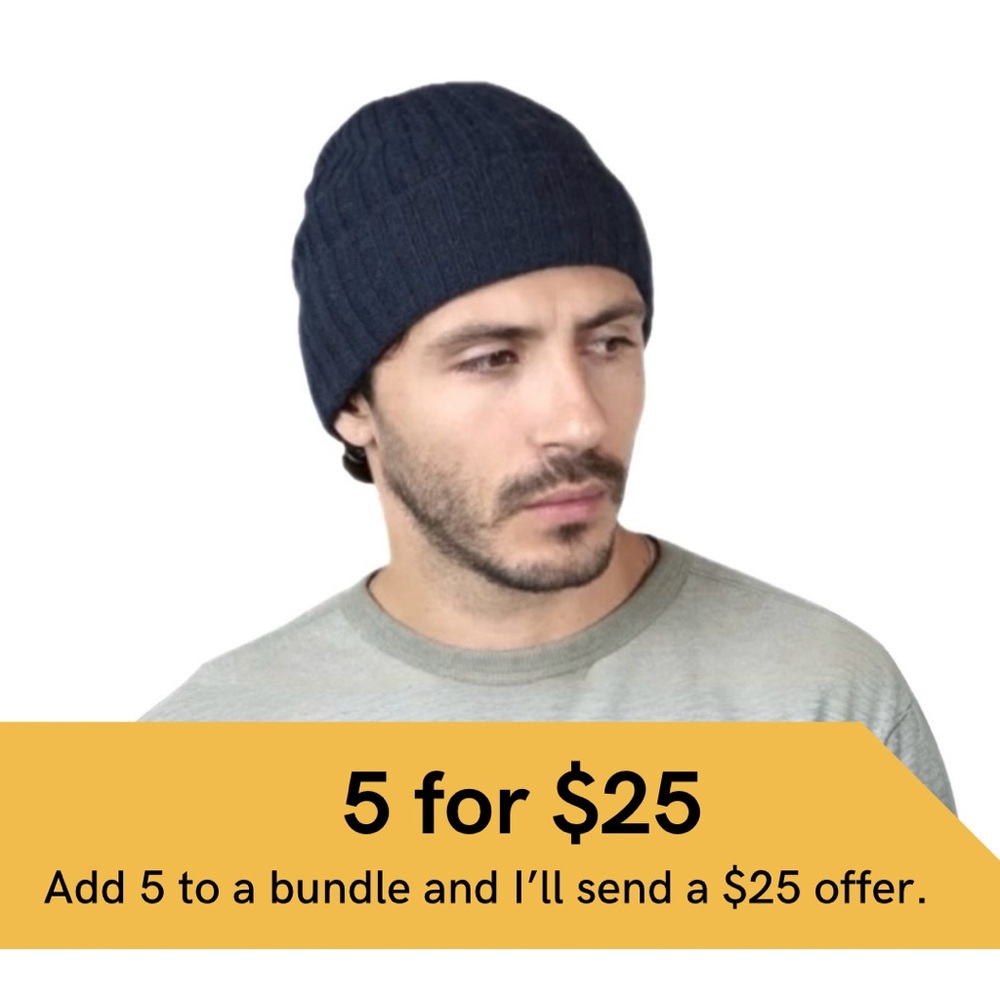 Barts Haakon Navy Blue Knit Toque/ Beanie